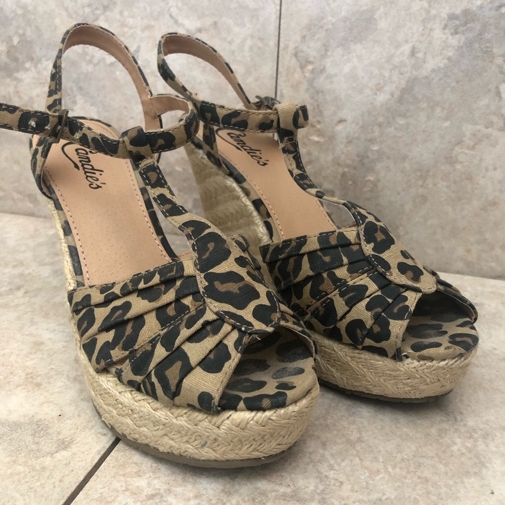 Candies Wedge with Peep toe size  7M